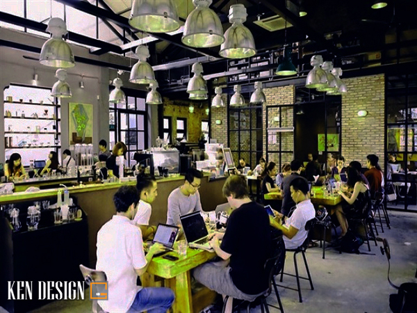 kinh nghiệm thi công quán cafe văn phòng